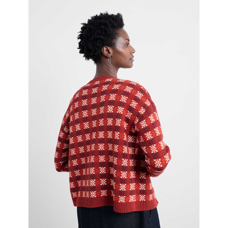 Seasalt Cornwall Kensa Cardigan - Circlet Deep Rust Chalk image number 1